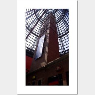 Melbourne's Iconic Shot Tower & Glass Roof Posters and Art